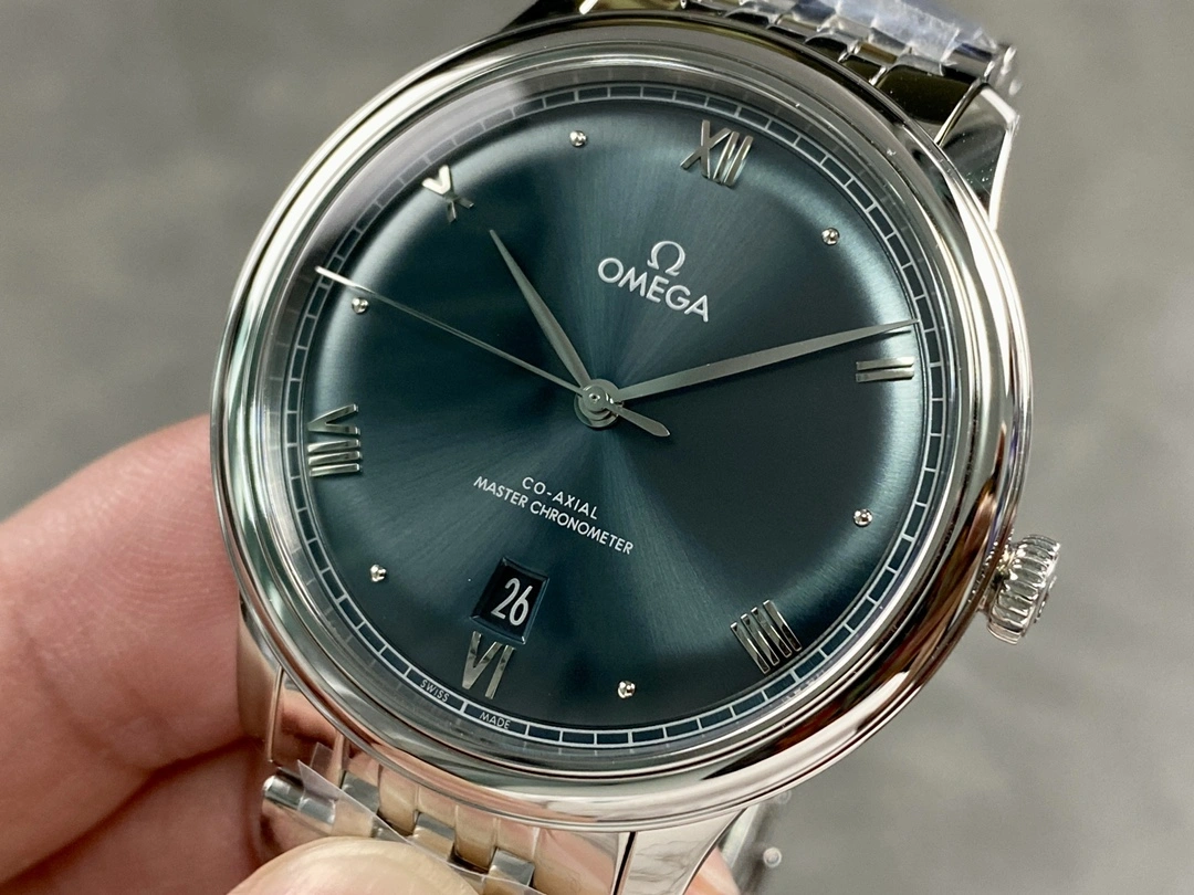 Original CBD Factory Omega De Ville Prestige 40mm Pine Green Dial Stainless Steel Bracelet (434.10.40.20.10.001) 1:1 Super Clone – DD8800 Movement 339